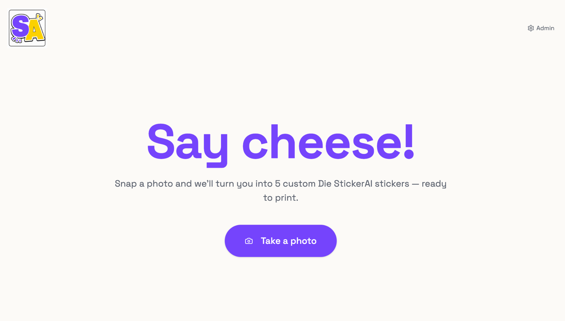 Snap a photo — Screenshot