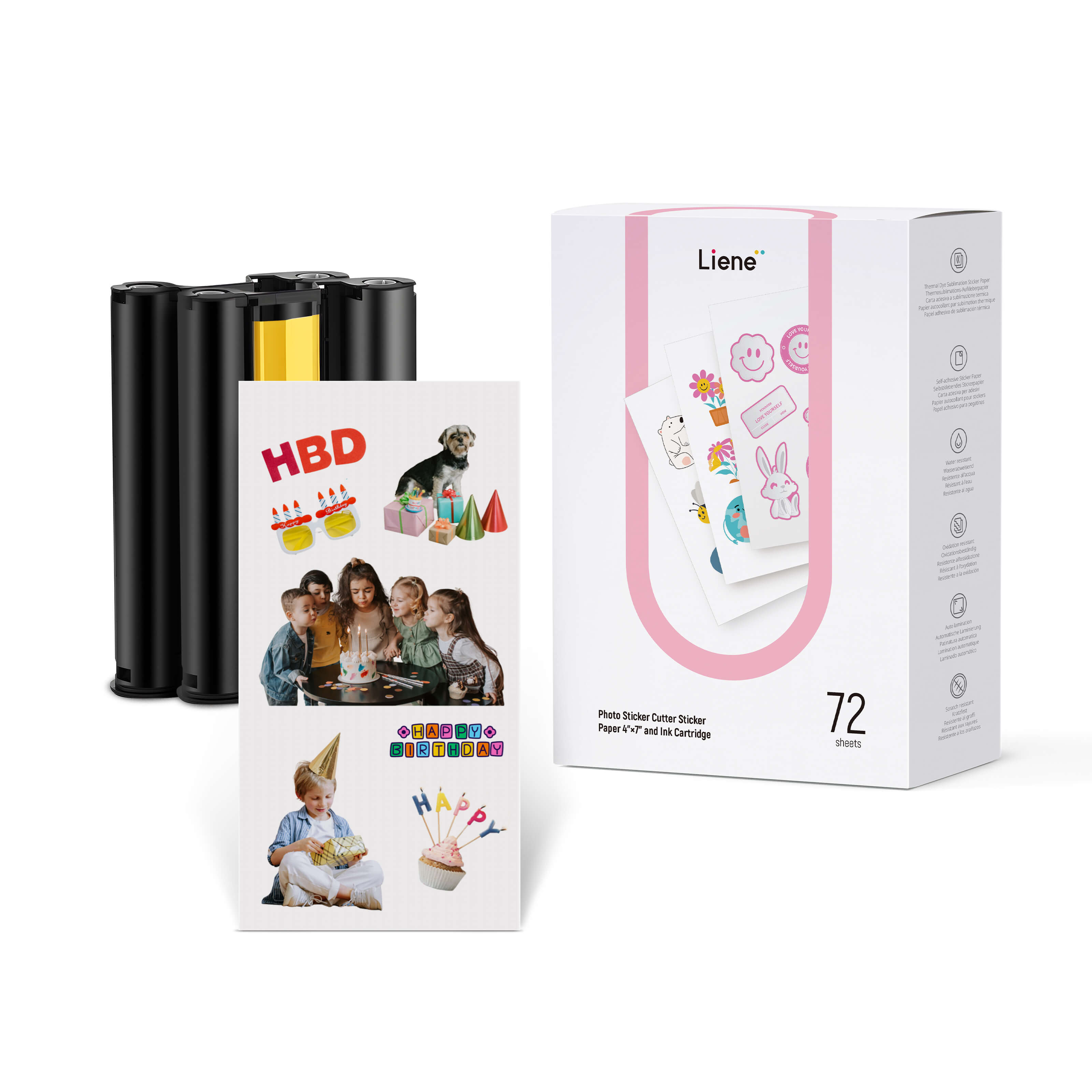 Liene Sticker Paper & Cartridges